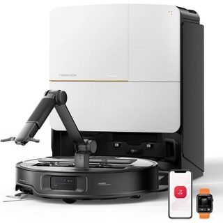 Roborock Saros Z70 Aspirateur Robot 22 000Pa Bras Mécanique OmniGrip Châssis AdaptiLift 7 98cm Ultra-mince Blanc