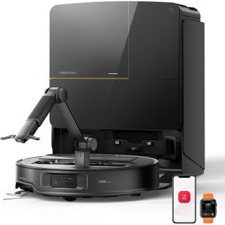 Roborock Saros Z70 Aspirateur Robot 22 000Pa Bras Mécanique OmniGrip Châssis AdaptiLift 798cm Ultra-mince Noir