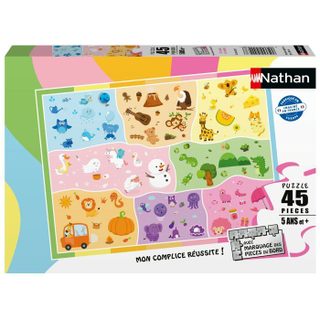 Nathan-Puzzle enfants 45 pièces-Un monde de couleurs-dès 5 ans-Puzzle de qualité supérieure-Carton épais et résistant-12004293