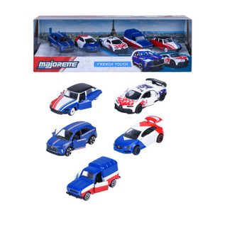 Coffret Cadeau 5 Véhicules BMW - MAJORETTE - 2 exclusifs - Portes ouvrantes suspensions - Échelle 1/64 - Dès 3 ans
