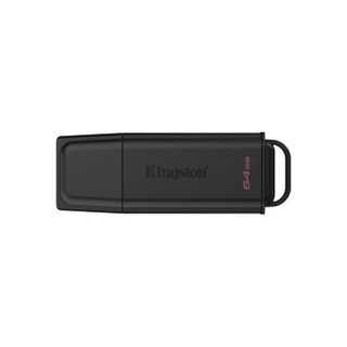 Clé USB - KINGSTON - DataTraveler Exodia Gen2 - 64 Go - USB 3.2 Gen 1 (USB-A) - Capuchon pression & anneau porte‑clés