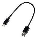 DLH - Câble USB - 24 pin USB-C (M) pour USB (M) - 2.4 A - 30 cm - USB Power Delivery (12W) - noir