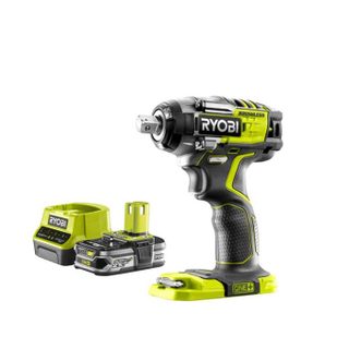 Pack RYOBI Boulonneuse à chocs Brushless 18V ONEPLUS - 4 modes R18IW7-0 - 1 Batterie 2.5Ah - 1 Chargeur rapide RC18120-125