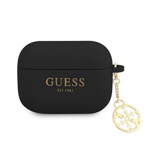 Coque téléphone - Guess - FEA3SILRE - Silicone - Noir - Compatible AirPods Pro