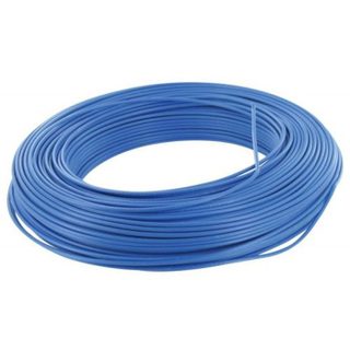 Câble rigide H07V-U - ELECTRALINE - 10m - 2.5mm² - Isolant en PVC - Couleur bleu
