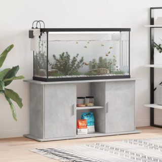 Vidaxl Support d'aquarium 121x41x58 cm - Gris béton