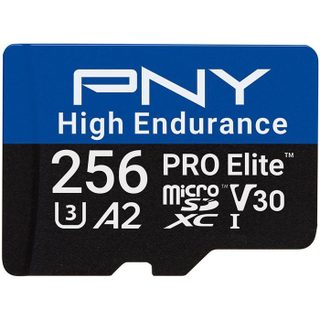 PNY Pro Elite™ High Endurance - Carte mémoire microSDXC - 256 Go - UHS-I C10 U3 V30 A2 - 100/90 Mo/s