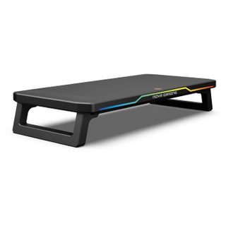 Réhausseur décran - NOVA GAMING - Celestium - Hub intégré - LED RGB - Noir