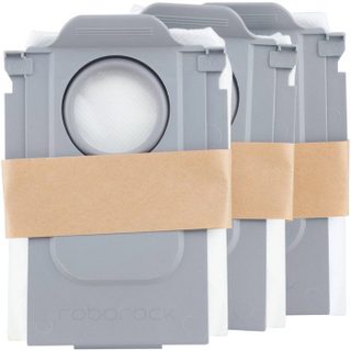 Lot de 3 sacs à poussière - ROBOROCK - Pour QREVO et SAROS - Blanc