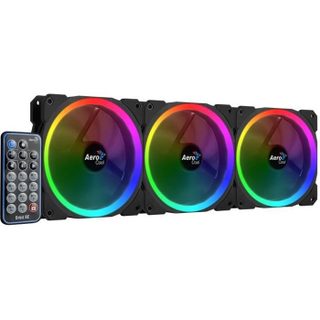 AeroCool Ventilateur - AEROCOOL - Orbit RGB - Pack de 3 - 120 mm - 1200 tpm - 14 1 dBA