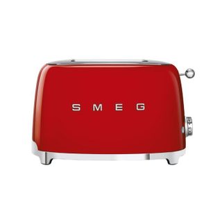 Grille-pain - SMEG - 2 tranches - 950watts - tiroir ramasse miettes - Rouge