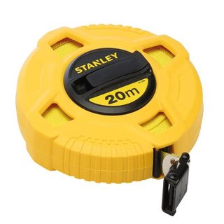 Mesure longue ruban fibre de verre 20mx12 7mm - STANLEY - 0-34-296