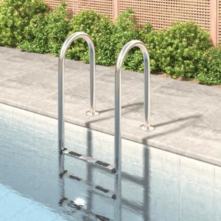 vidaXL Échelle de piscine 54x38x158 cm acier inoxydable 304 93452