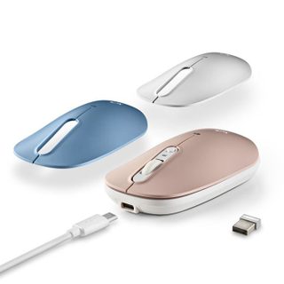Souris sans fil - NGS - SHELL RB - Rechargeable - Multi-mode - Silencieuse