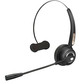 Mono sans Fil - MediaRange - Micro-casque - Batterie 180 mAh - Noir - Suppresseur de bruit actif