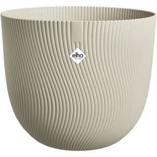 Pot de fleurs - SEREH - Plastique - Beige - Rond - Ø47xH40cm - 100% récyclé - ELHO