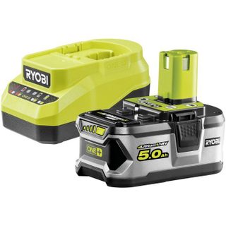 Kit batterie et chargeur - RYOBI - RC18120A-150G - Lithium+ 18V - Batterie 5 0Ah - Chargeur inclus