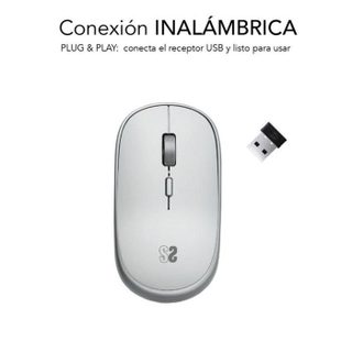 Souris sans fil - Subblim - Mini - 1600 DPI - Silencieuse - Ergonomique