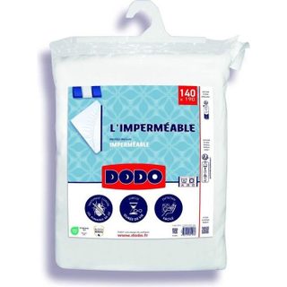 Protège Matelas Imperméable - DODO - 140 x 190 cm - Coton & Polyester - Anti Punaise De Lit