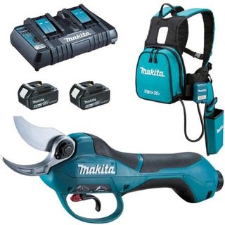 Sécateur MAKITA 36V - 2 batteries 18V 4.0Ah - 1 chargeur rapide double DC18RD DUP361PM2