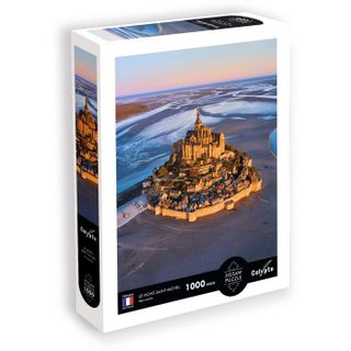 Puzzle - SENTOSPHERE - Calypto - 1000 pièces - Le Mont-Saint-Michel - Normandie - Toucher soyeux - Dès 9 ans