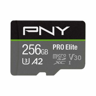 Carte mémoire flash PNY PRO Elite 256 Go - A2 / Video Class V30 / UHS-I U3 / Class10 - microSDXC UHS-I