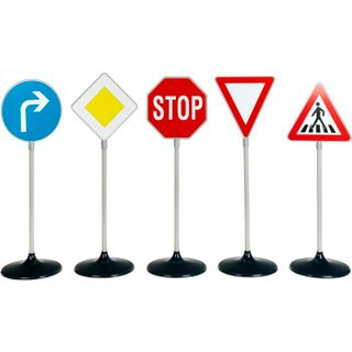 Set de 5 panneaux de signalisation routière pour enfant - KLEIN - 2980
