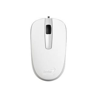 GENIUS Souris DX-120 - Filaire -3 boutons - Optique - 1000 dpi - Blanc - PC / Mac