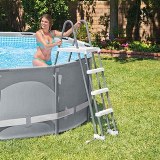 Intex Échelle de sécurité pour piscine à 4 marches 122 cm échelle de sécurité échelle échelle de piscine à 4 marches 3202929