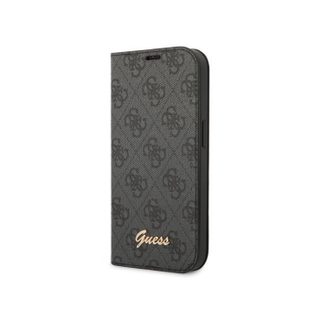 Étui Folio pour iPhone 14 Pro Max Imprimé 4G Tendance Guess Noir
