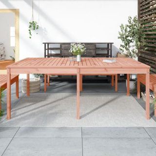 PromoTable Extérieure LMT - Table de jardin 2035x100x76 cm bois massif de douglas 259Kg