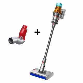DYSON V12s Detect Slim Submarine - Aspirateur Balai Laveur sans Fil - 140 airwatts - Autonomie 1 h + Adaptateur pour meuble bas