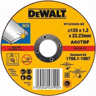 DeWALT Disque à tronçonner 125x1 2 mm - DT42340Z-QZ