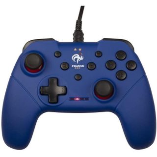 Manette - KONIX - Bleu - Switch et PC - Sous Licence Officielle FFF