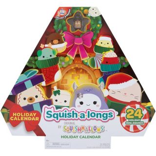 Calendrier de lavent - SQUISHMALLOWS - Squish-a-longs - 24 Mini-Squish - édition fêtes