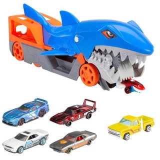 Coffret Hot Wheels Requin Transporteur avec 5 voitures + 1 requin - Dès 4 ans MATTEL GVG36