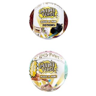 MINIVERSE - Lot de 2 boules Miniverse Harry Potter - Jeu créatif et décoratif en résine - Modèles aléatoires - 8 ans