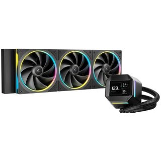 DEEPCOOL R-LM360-BKDMMC-1 - Watercooling - 360mm AIO - Ecran IPS de 2 4 pouces - - Pompe 6ème génération - 2500 à 3400 tr/min