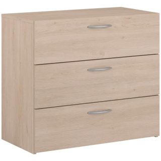 Parisot Commode - Easy Life - 3 Tiroirs - Chene - 78,2 X 69,3 X 40,8