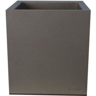 Bac à fleurs - RIVIERA - Granit - 29 5x29 5x33 5 cm - Gris