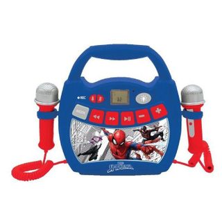 Enceinte Bluetooth Spider-Man - LEXIBOOK - Effets Lumineux Micros Karaoké et Enregistrement