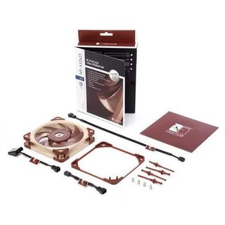 Noctua Ventilateur série A NF-A12 x 25 ULN avec canalisateurs de flux 120 x 120 x 25 mm - 3 pin - SS02 - 1200 RPM