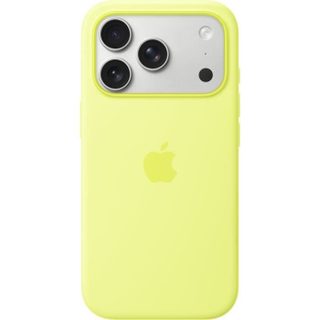 APPLE iPhone 17 Pro - Coque en silicone avec MagSafe - Neon Yellow