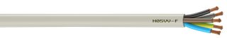 Câble électrique 5 G 1.5 mm² ho5vvf L.10 m, blanc