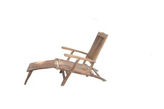 Transat Relax en bois - repose-pied détachable - dossier inclinable