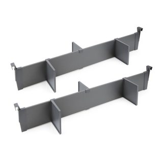 Lot de séparateurs pour l'intérieur des tiroirs Vertex-Concept, Module 900 mm, Gris