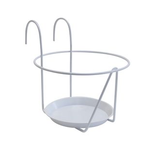 Porte-pots soucoupe crochet - 20-22 cm - blanc