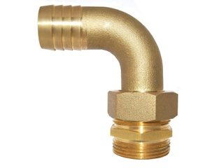 Raccord 3 pièces coude laiton 26X34 tuyau diam. 25mm
