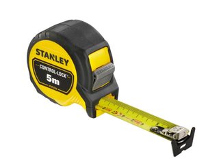 Metre ruban acier et caoutchouc Control-Lock STANLEY 5 m