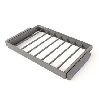 Kit de porte-pantalon à 7tringles et rack ajustable Quartz pour armoires -  glissières extension totale et à fermeture douce -